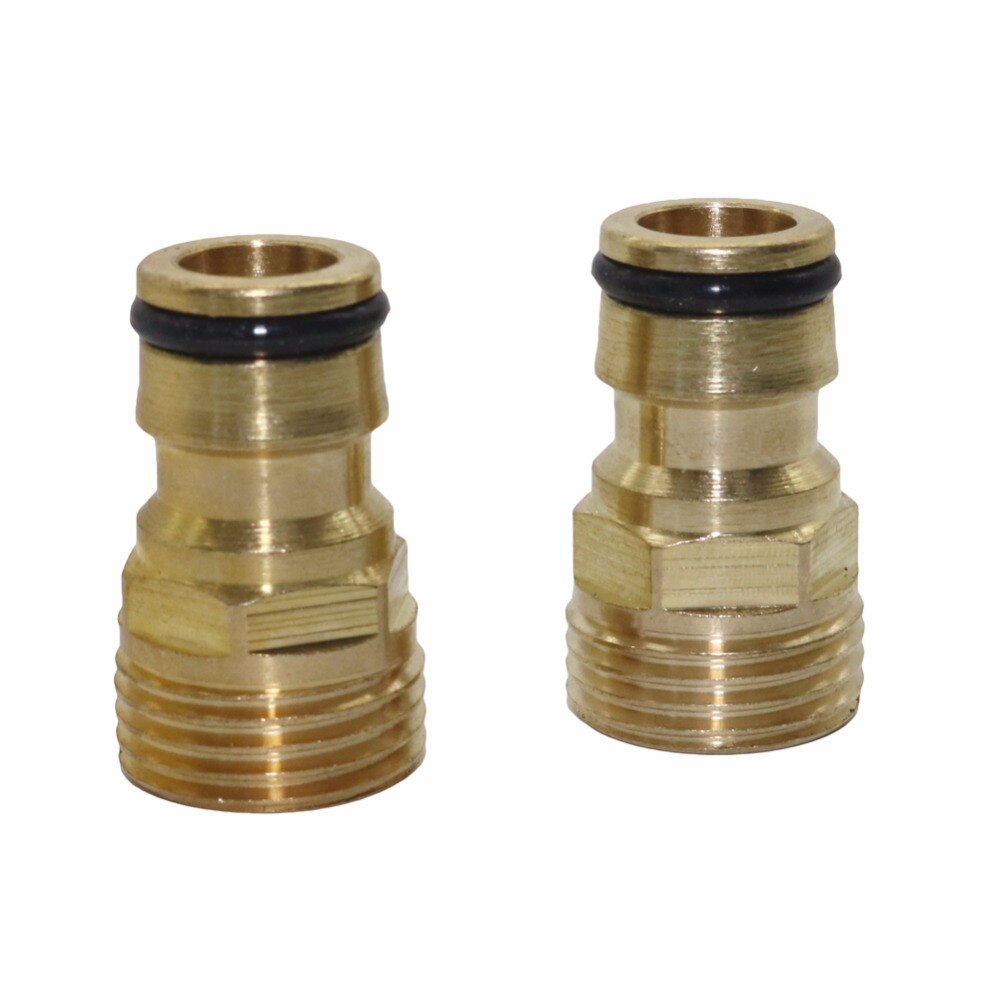 5 Pcs Quick Connector Garden Irrigation Connectors Full copper material 1/2 inch Threaded joints