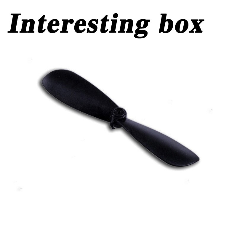 DIY model aircraft accessories Propeller Aircraft Black Propeller 46*hole 0.8mm 1 pair