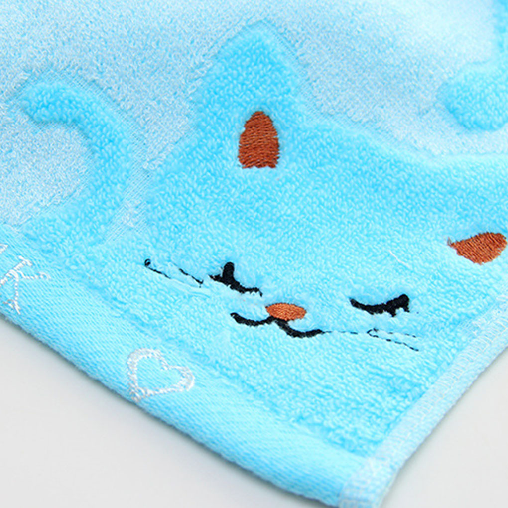 Home Textile Non-twisted Bamboo Fiber Music Cat Baby Wash Towels Spa Facial Bath Towel