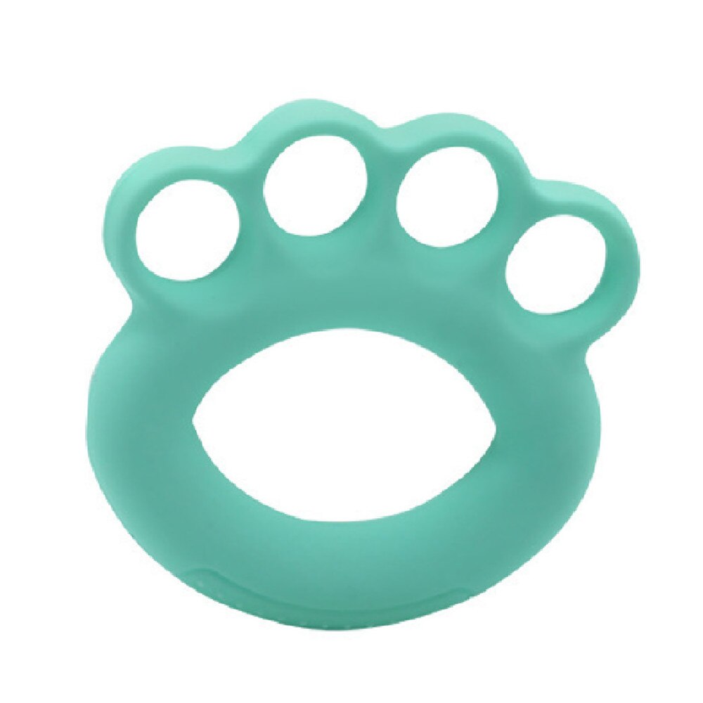 Finger Grip Device Men Women Rehabilitation Physiotherapy Training Finger Exercise Grip Ring Bump Massage Five Finger Trainer: light green 40LB