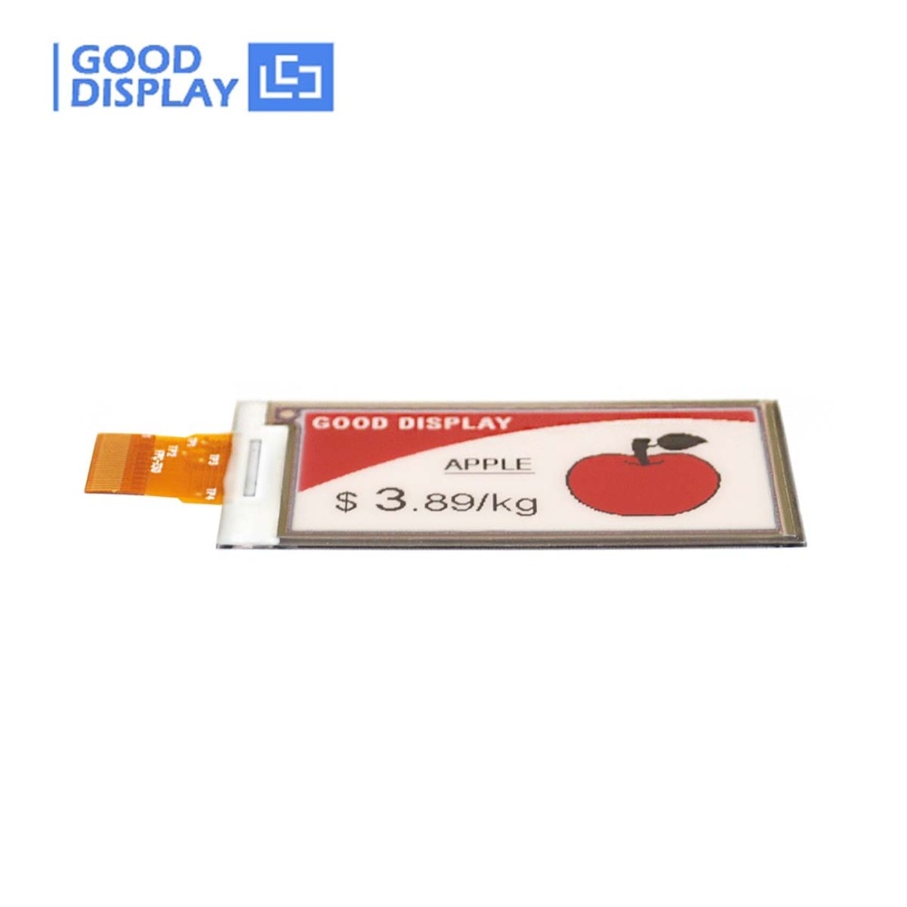 Pantalla epaper tricolor de 2,13 pulgadas con interfaz SPI