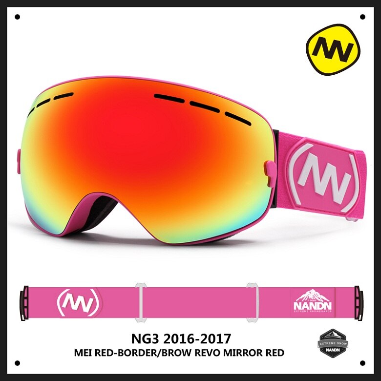 Nandn Sport Professionelle Skibrille Brillen Anti-Nebel UV400 Ski Brille Punkte Maske Skifahren Snowboard Männer Frauen Schnee Goggle: 11