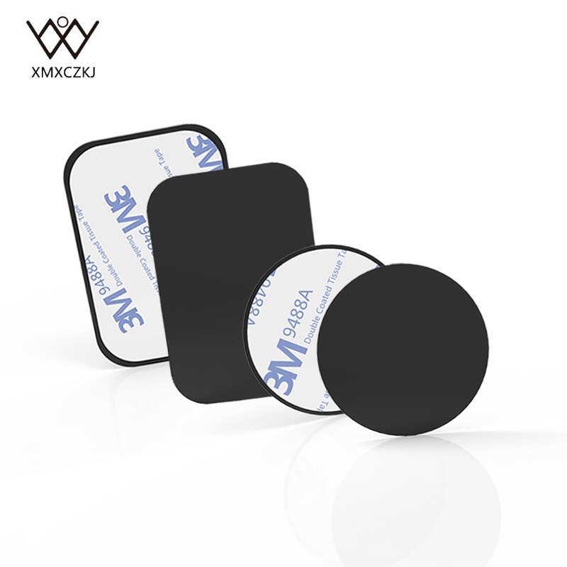 Metal Plate Universal Mount Metal Plate Kit with Adhesive for Magnetic Car Mount Cell Phone Holder Magnet Mobile Stand