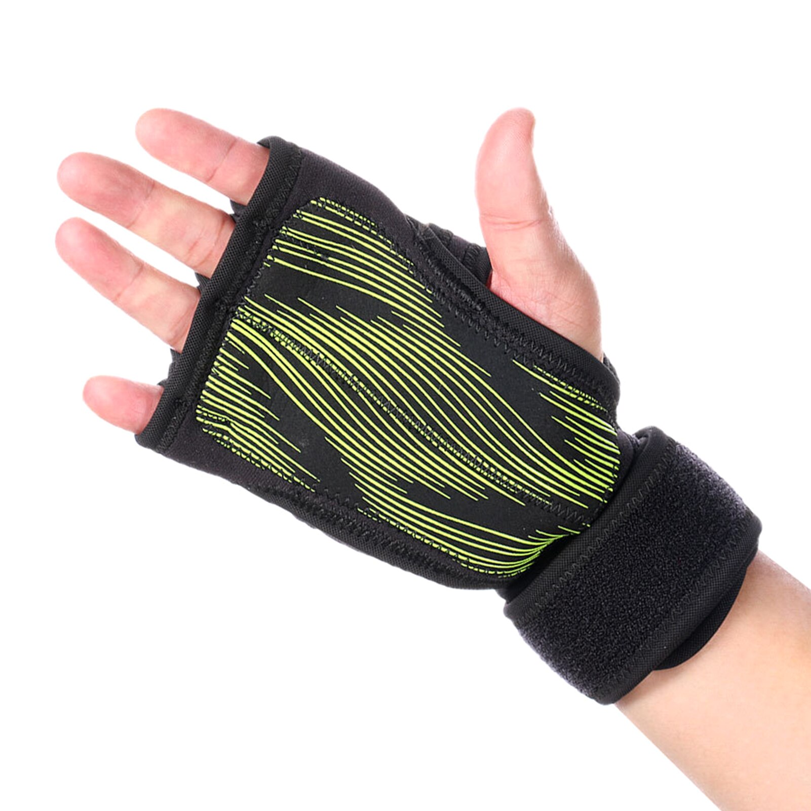 1pair Pull Ups Bodybuilding Adjustable Cycling Non Slip Gym Fitness Strong Grip Weight Lifting Gloves Sports Wrist Support