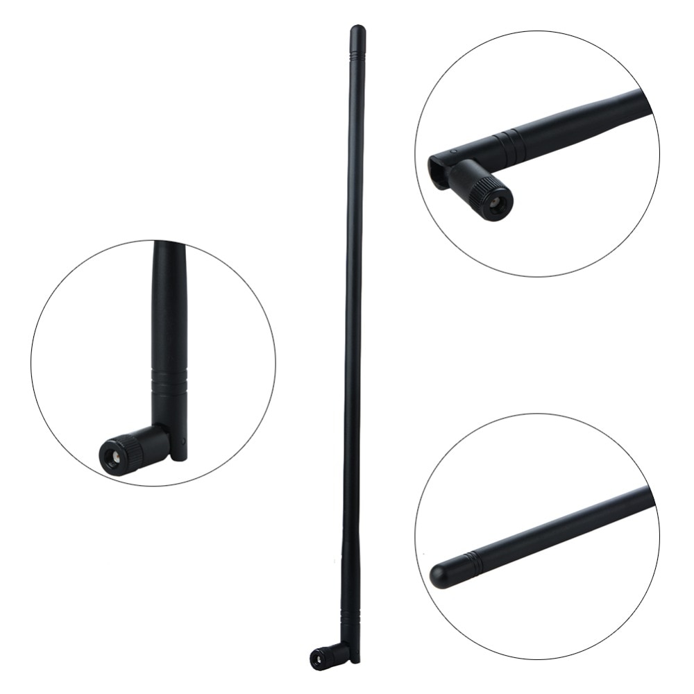 2.4 ghz 9-18 dbi 50w high gain wifi trådløst netværksantenne rp-sma hanstik til router indendørs udendørs