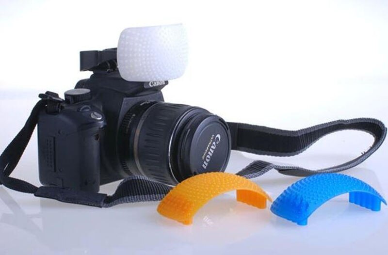 3 Kleur Pop-Up Flash Diffuser Cover voor Canon Nikon Pentax Kodak DSLR SLR Camera Digitale Camera