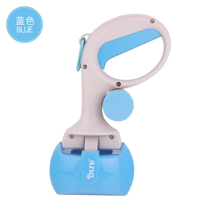 Pet Dog Poop Scooper Easy Pick Up Outdoor Convenient Puppy Cat Waste Feces Pooper Picker Cleaner Poop Remove Clamp Cleaning Tool