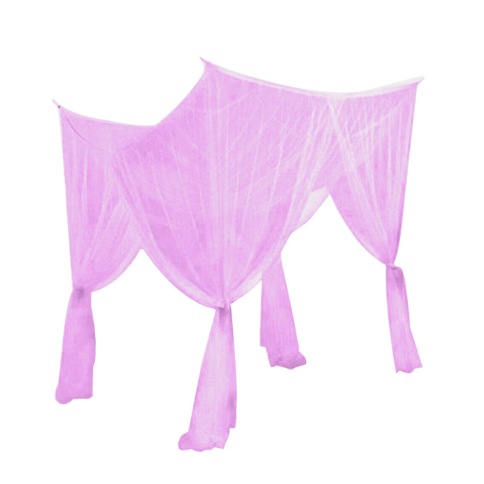 4 Deuren Klamboe Quadrate Capony Universele Opknoping Ademend Mesh Bed Gordijn Volant: PP