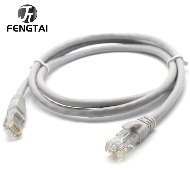 FT Cable Ethernet Grey Ethernet Cable Cat6 Lan Cables 15m UTP Cat 6 RJ 45 Splitter Network Cable RJ45 Twisted Pair Patch Cord