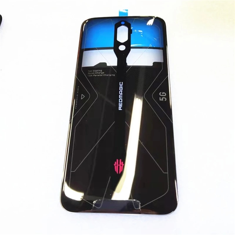 Original Glas Zurück Batterie Abdeckung Für ZTE Nubia verrotten Magie 5G NX659J Gehäbenutzen Tür Hinten fallen Mit Klebstoff