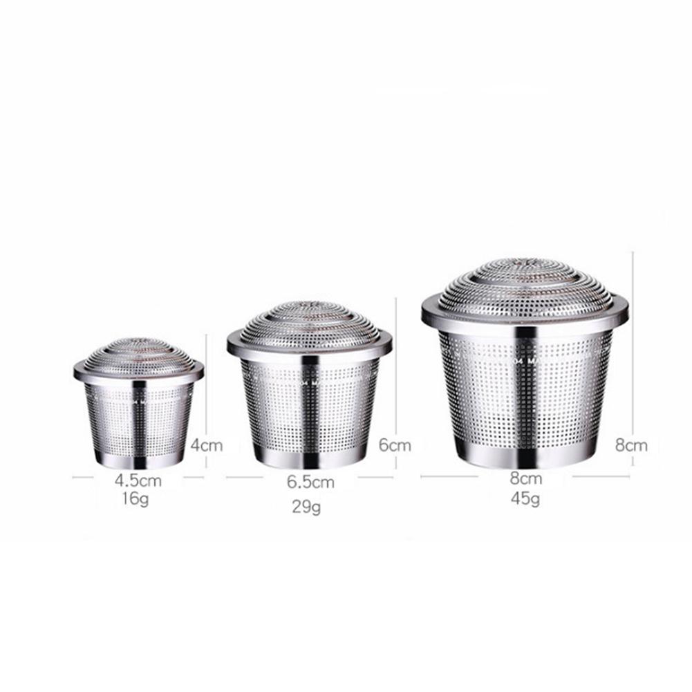 304 rustfrit stål te kugle si genanvendelig te urt låsefilter infuser til gryderet krydderi stewing suppe krydderier krus