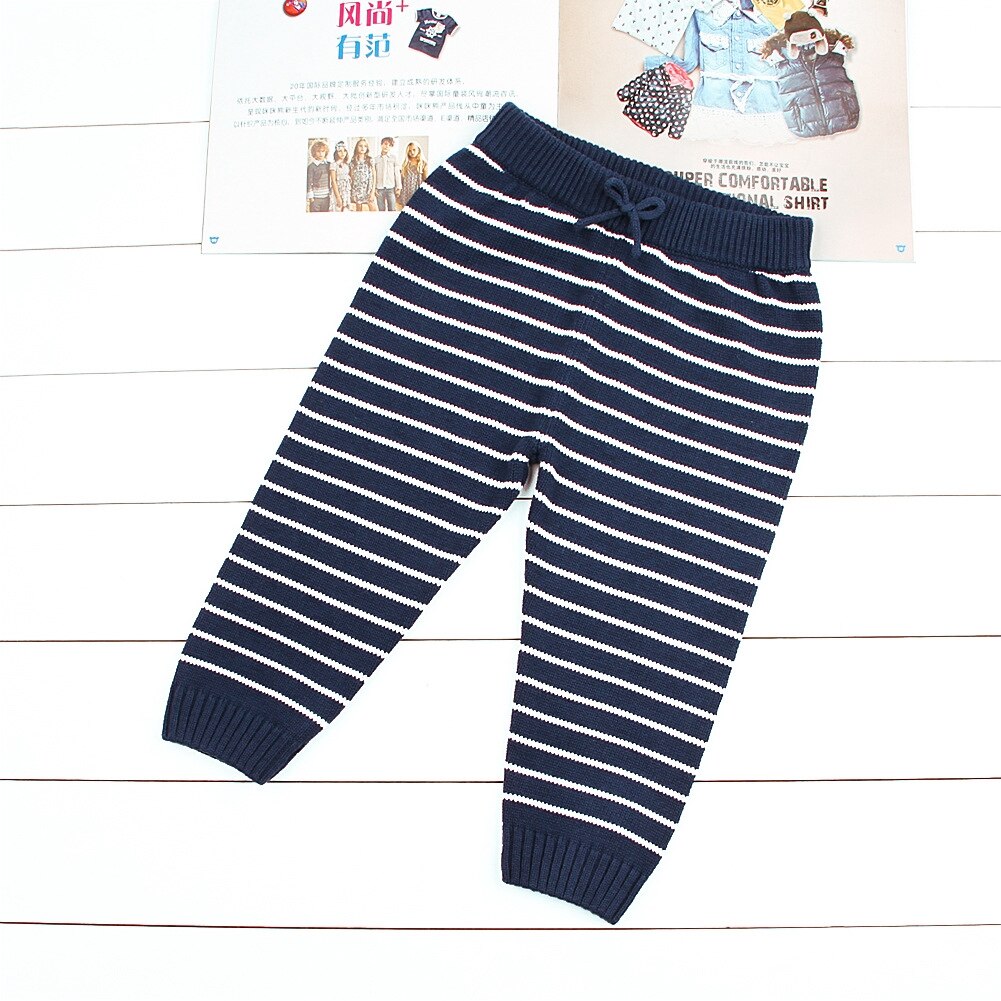 Autumn Kids Boys and Girls Stripe Knit Pants