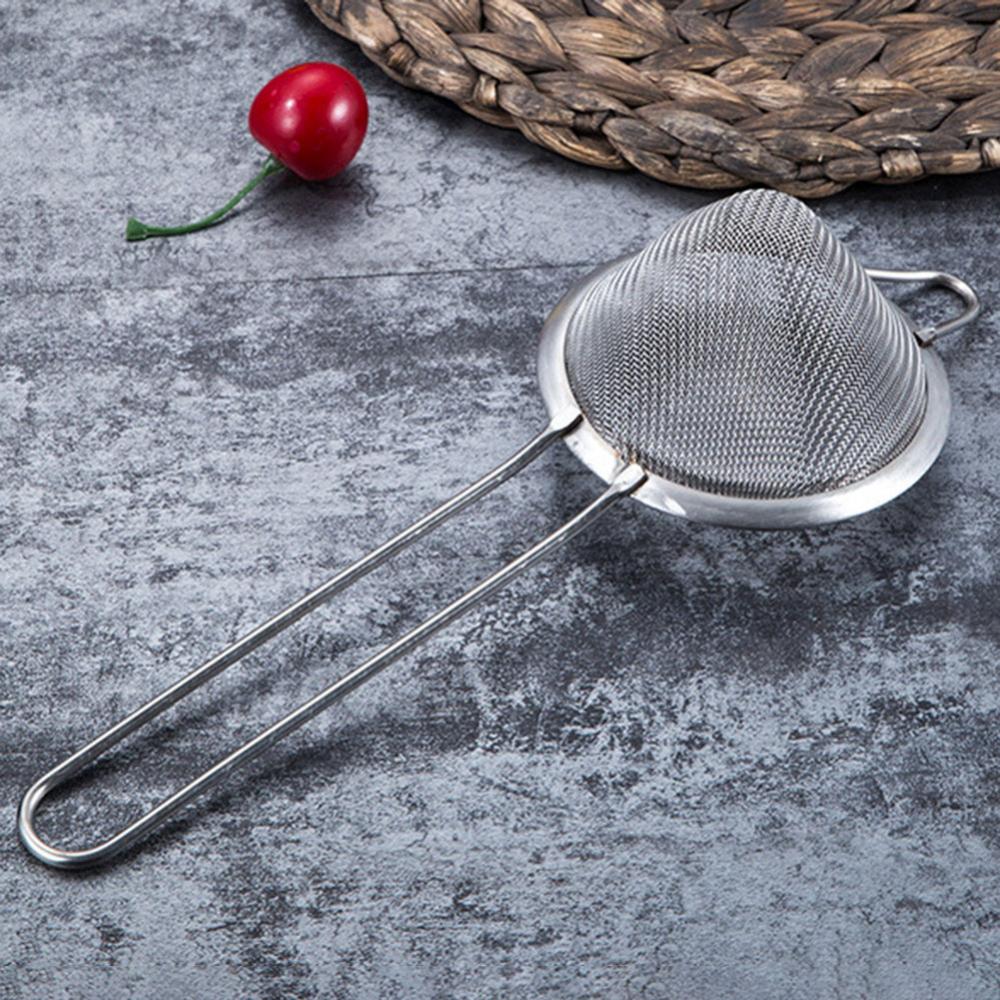 Tamiz cónico de acero inoxidable para cócteles, colador de malla fina para quitar brocas de jugo, colador de Julep, herramienta de barra de Barware