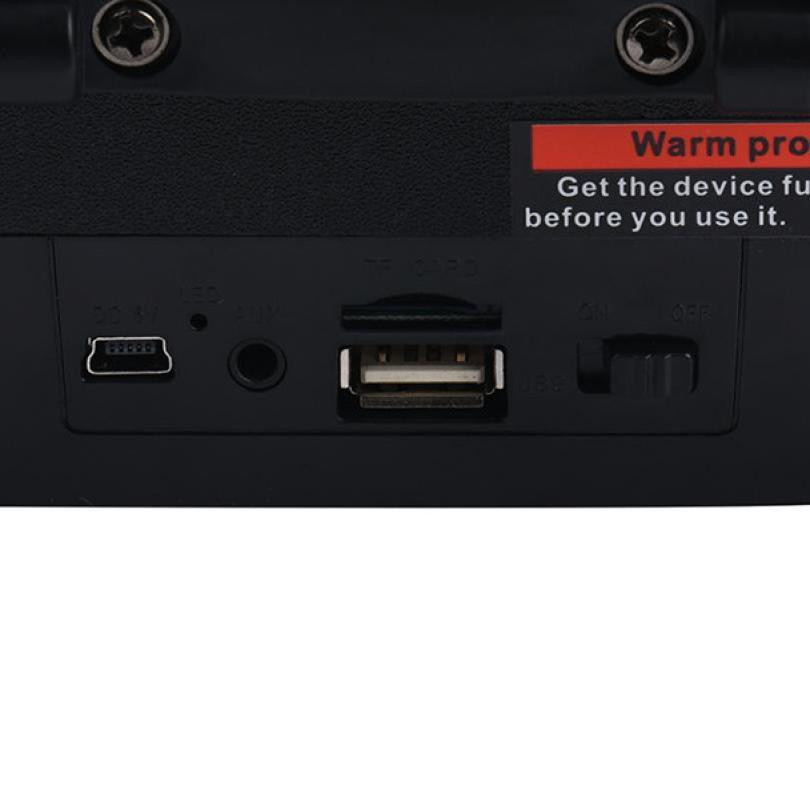 Nouveautés haut-parleur Portable sans fil Bluetooth extérieur Super basse avec haut-parleur de caisson de basses Radio USB/TF/AUX/FM