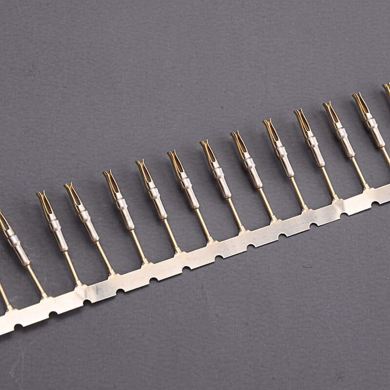 50pcs/set Tinned Brass Nixie/VFD Durable Tube Socket Pins 1.0mm Gold Plated IN-12 IN-18 IN-8 QS30-1 Fluorescent Tube Nixie Tube