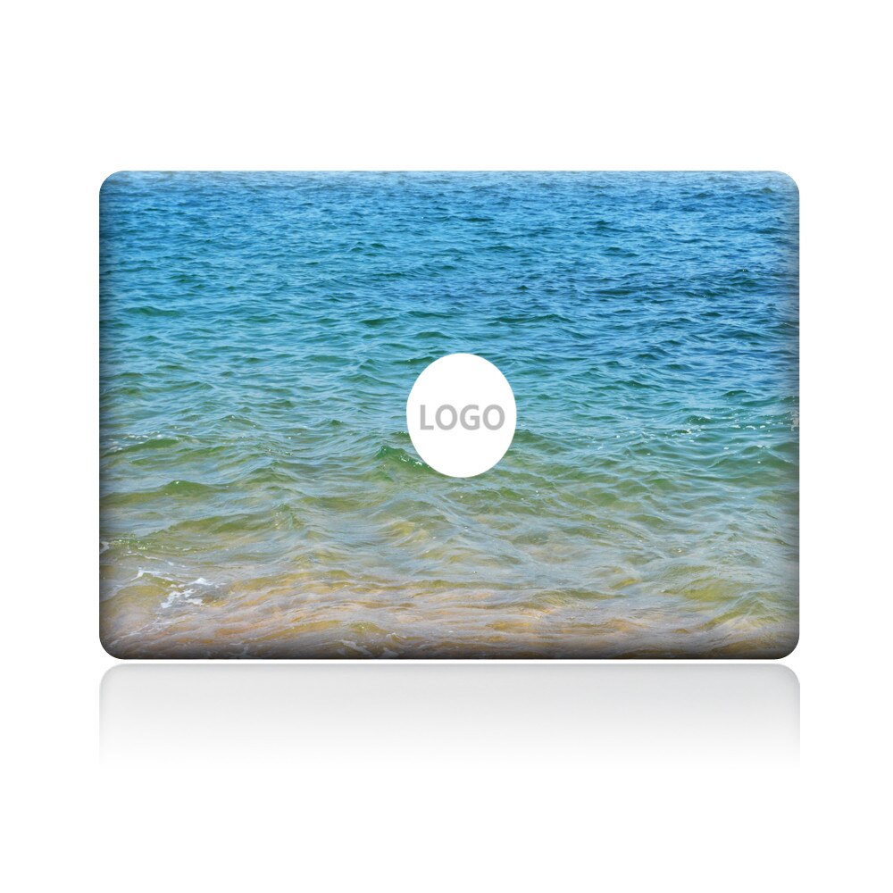 Blue sea water Laptop Decal Sticker Skin For MacBook Air Pro Retina 11" 13" 15" Vinyl Mac Case Notebook Body Full Cover Skin