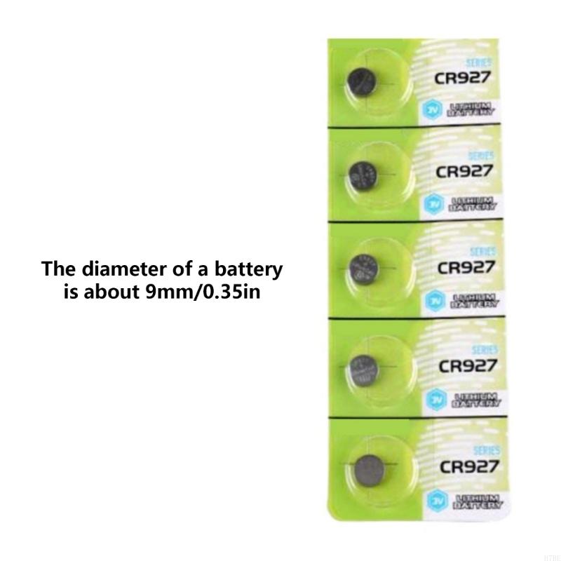 H7BE CR927 Battery 3V Lithium Button Batteries 10/5Pack for Low Power Devices