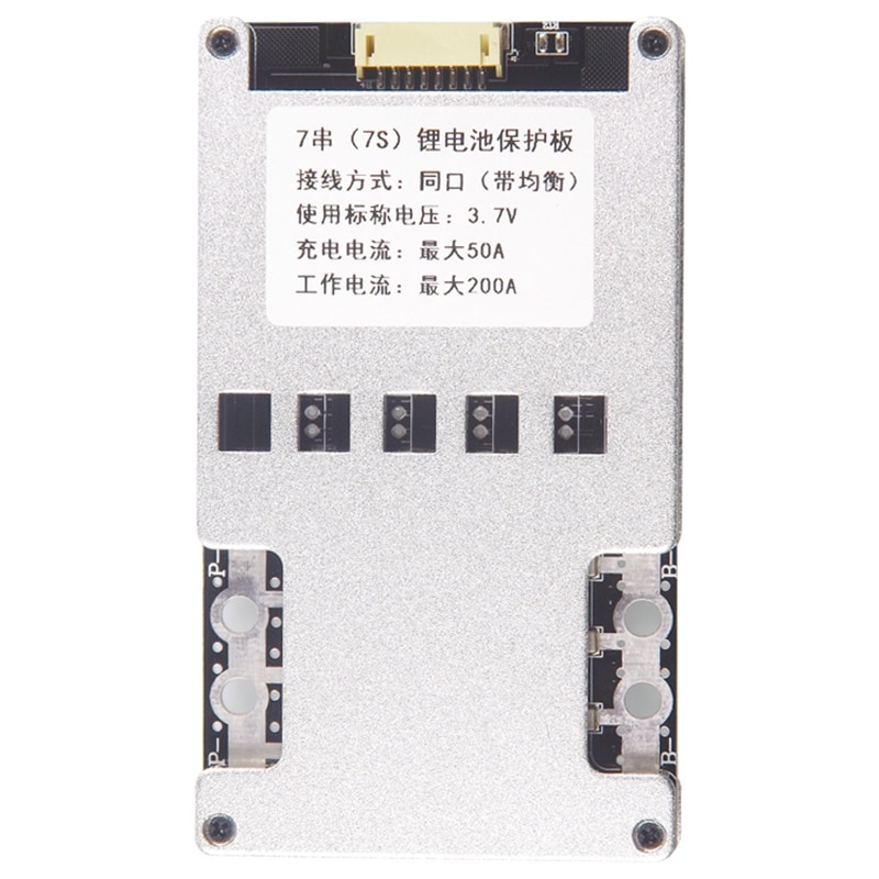 6s 7s 24v 25.2v lithium batteri beskyttelseskort balance funktion 20a 30a 60a 120a 300a lipo li-ion bms elektrisk boremaskine ebike