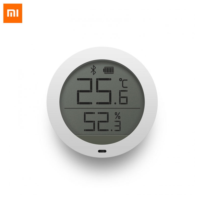 Xiaomi Mijia-hygrothermographe, capteur de température Bluetooth, haute sensibilité et humidité, avec écran LCD, affichage sur application