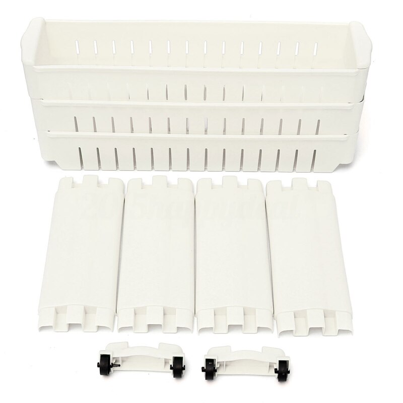 Slim Slide Out Kitchen Trolley Rack Holder Storage Shelf Tower Folding 3 Tire