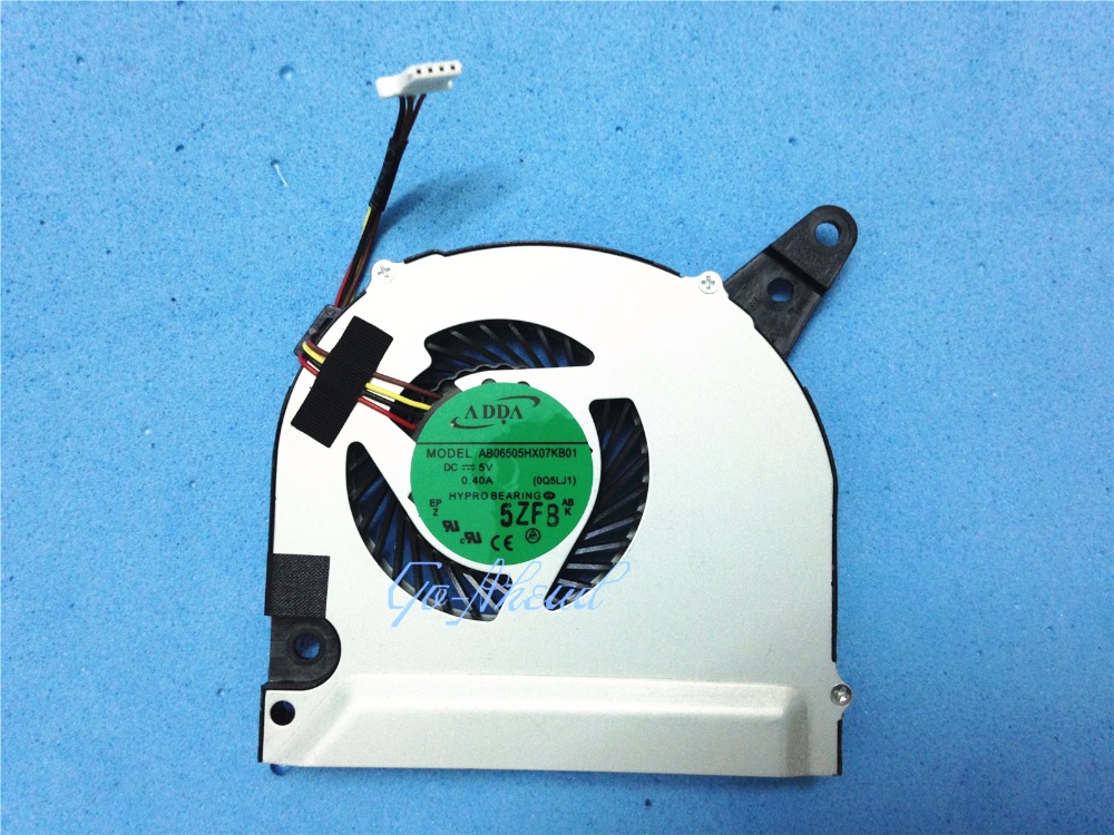 Cpu Koeler Ventilator Voor Acer Aspire M5 M5-581 M5-581T M5-581G M5-581TGT AB06505HX07KB01 0Q5LJ1 5V 0.40A 4 Pins radiator