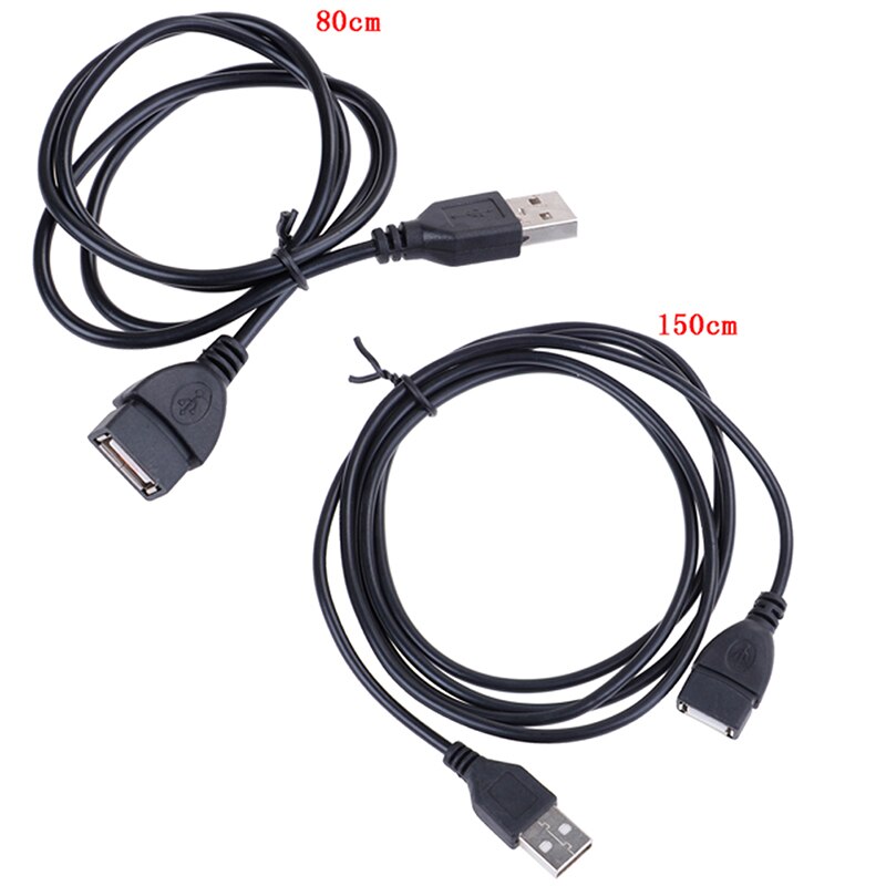 80/150cm USB Extension Cable Super Speed USB 2.0 Cable Male to Female Data Sync USB 2.0 Extender Cord Extension Cable