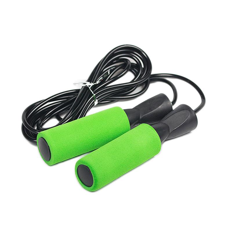 3 Meter PVC Jump Rope Sport Skipping Pin Physical Exam Gym Fitness Home Exercise Slim Body Workout Equipments: green