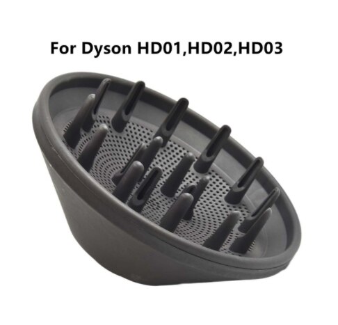 Strumento di attacco ugello anti-volo per Dyson per asciugacapelli supersonico attacco vola via HD01 finitura lucida liscia effetto Coanda: Air Attachment