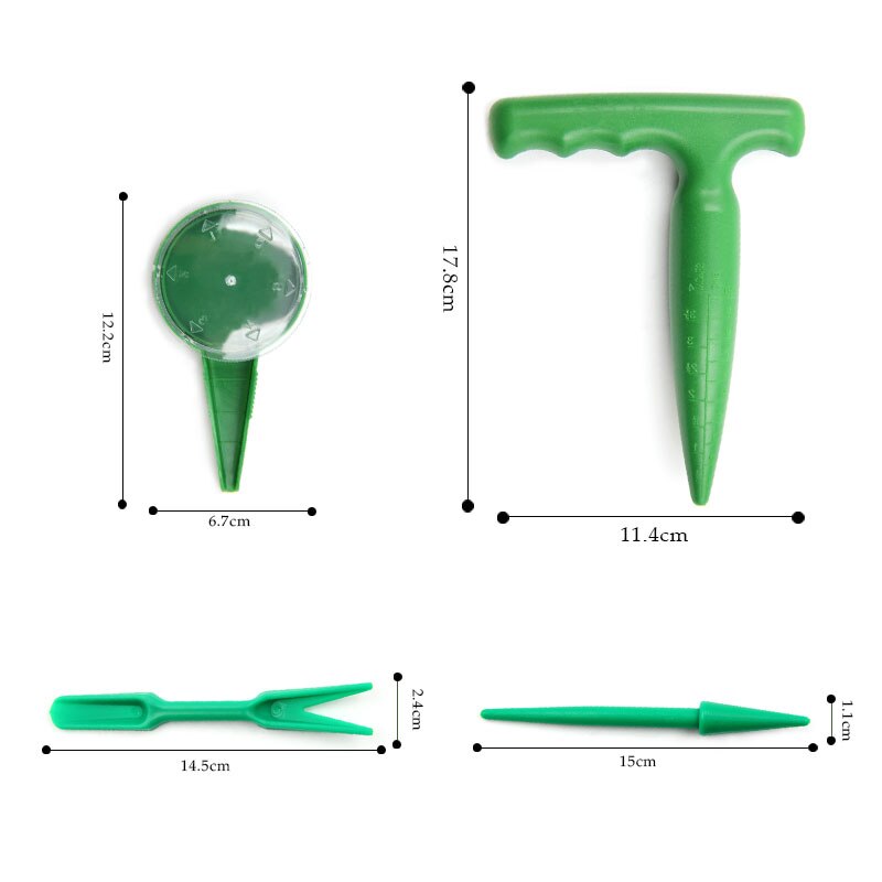 4Pcs/Set Seedlings Garden Tools Seeder And Plant Migration Tool Sowing Machine Nursery Gardening Supplies Planting Kit
