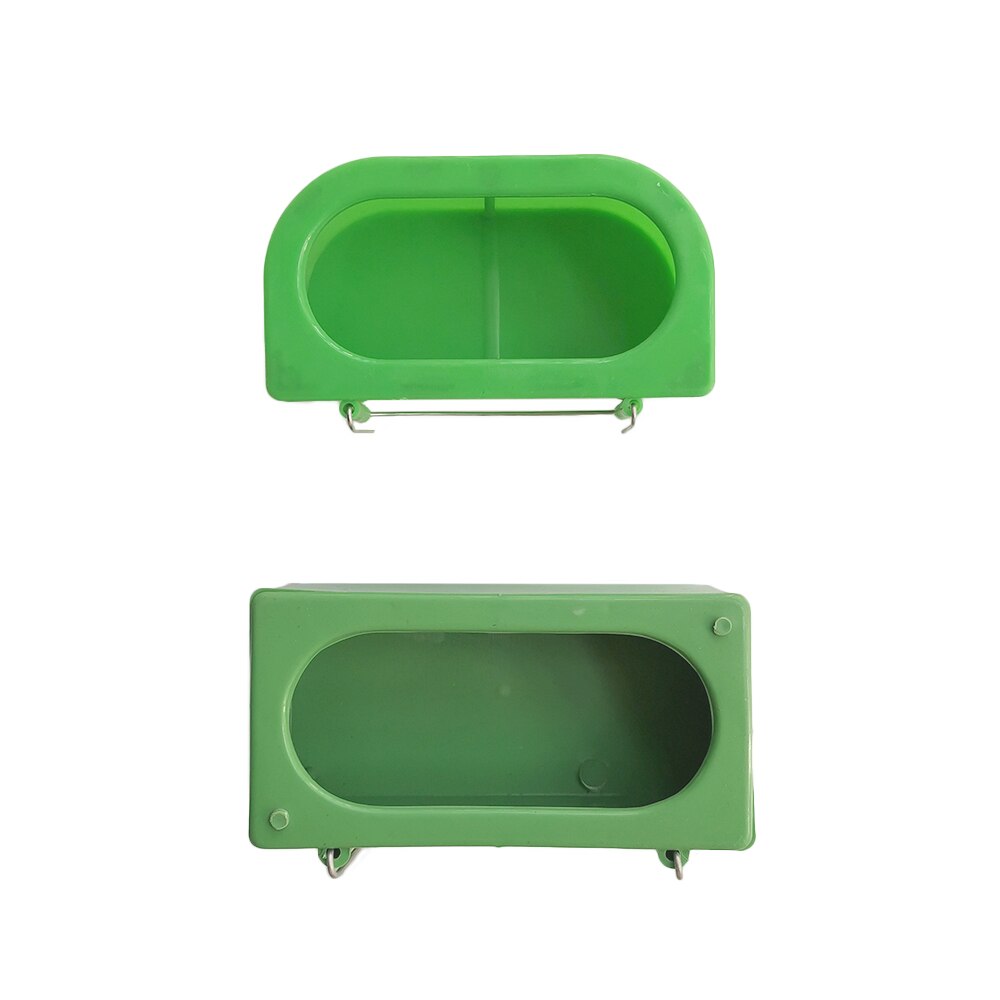 10Pcs Bird Feeder Plastic Food Feeding Box Holder Parrot Pigeon Cage Feeder Bird Feeding Bowl For Food Water Cage Accessories