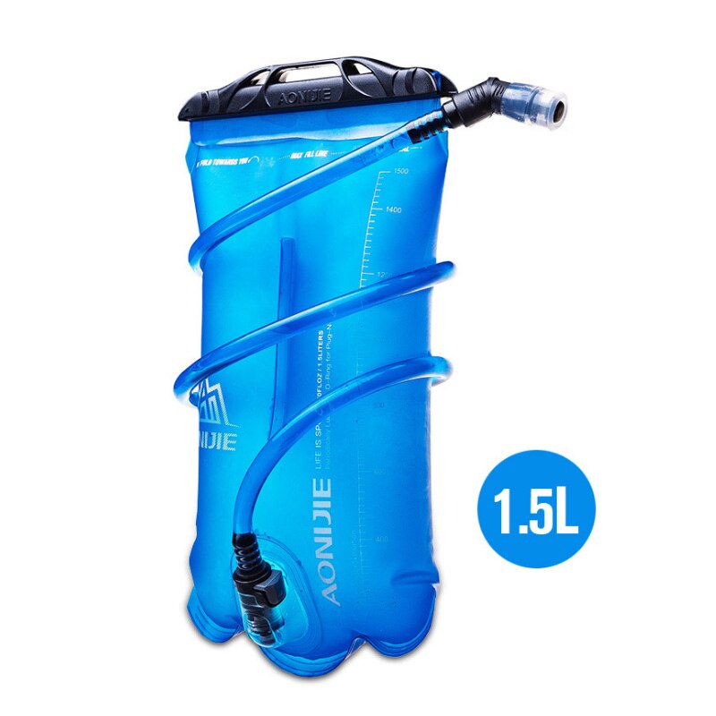 Aonijie SD16 1.5L/2L/3L Zachte Reservoir Waterzak Water Bag Hydratatie Pack Drinken Running Fietsen Marathon Voor rugzak: 1500 ML