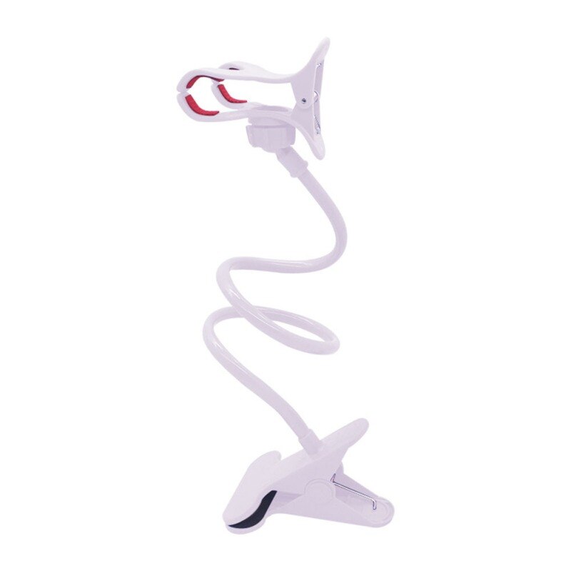 Universal Flexible Holder Arm Lazy Mobile Phone Gooseneck Stand Holder Stents Flexible Bed Desk Table Clip Bracket: A