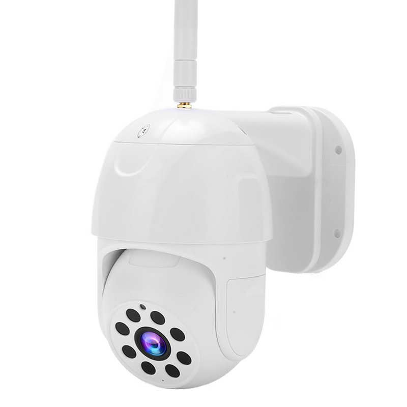 Pan Tilt Camera Night Vision Security Camera 1080P 100-240V App Afstandsbediening 350 ° Voor Thuis gebruik