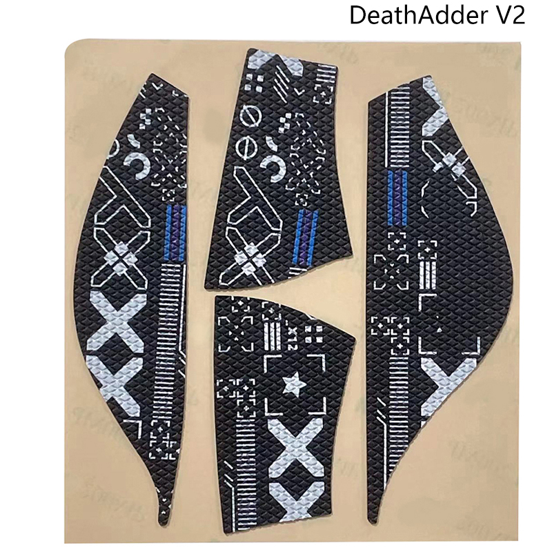Muisgrip Tape Skate Sticker Non Slip Hagedis Huid Zuigen Zweet Voor Razer Adder Ultimate Deathadder V2 Pro Mini Draadloze Muis: Olijfgroen
