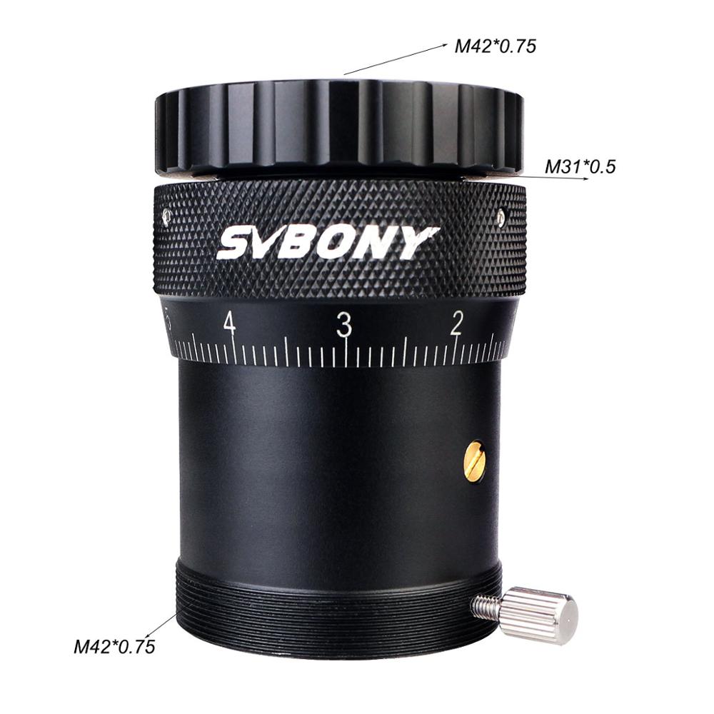 SvBony SV108 1.25" Double Helical Focuser High Precision for Telescope / Finder & Guidescope w/ Brass Compression F9179A