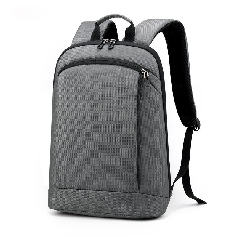 Lett bærbar ryggsekk menn 15.6 tommer kontorarbeid kvinner ryggsekker business bag unisex svart ryggsekk slim ryggsekk