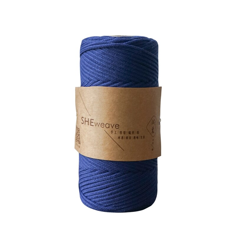 Macrame Cord 3mm x109 yd Soft Macrame Rope for macrame bag Wall Hanging Macrame Supplies Bohemia Dream Catcher DIY: RoyalBlue