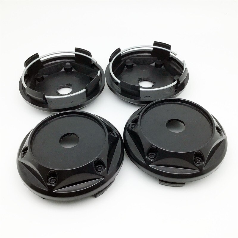 4 Stuks 68Mm Geen Logo Auto Wiel Center Hub Caps Voor W Werk Enkel Vossen Oz Stralen Racing Wheel velgen Fit 45Mm Platte Sticker: A