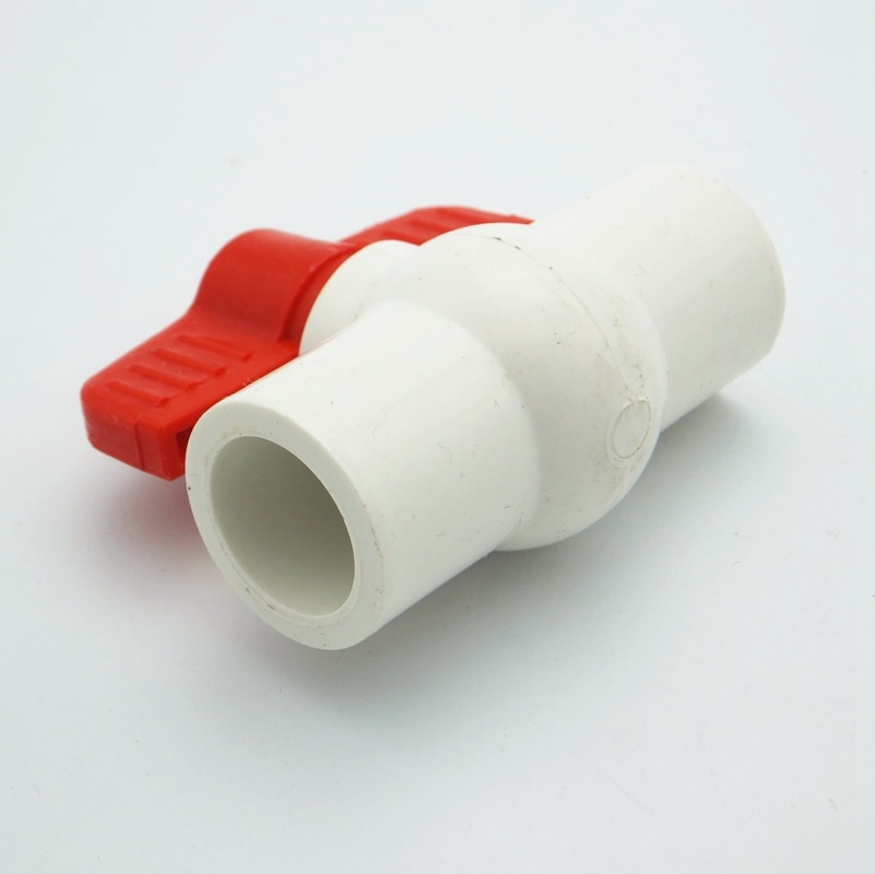 20mm ID PVC Ball Valve Coupler Adapter Water Connector For Garden Irrigation System DIY
