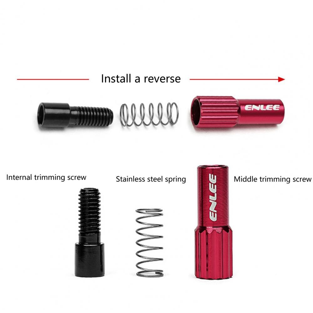 Inline Cable Adjuster Stainless Steel Inline Cable Adapter Bike Parts Compact Useful Bike Line Regulator Housing Cap