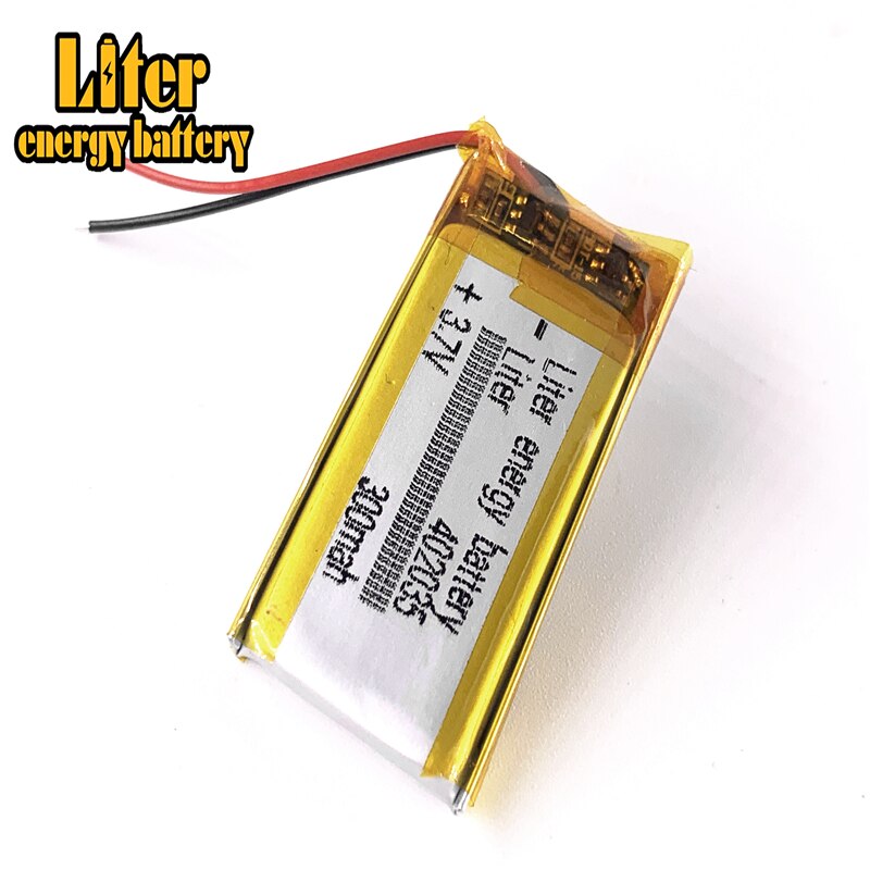 Bluetooth 042035 402035 300mah MP3 MP4 MP5 juguetes pequeños batería de polímero de litio 3,7 V