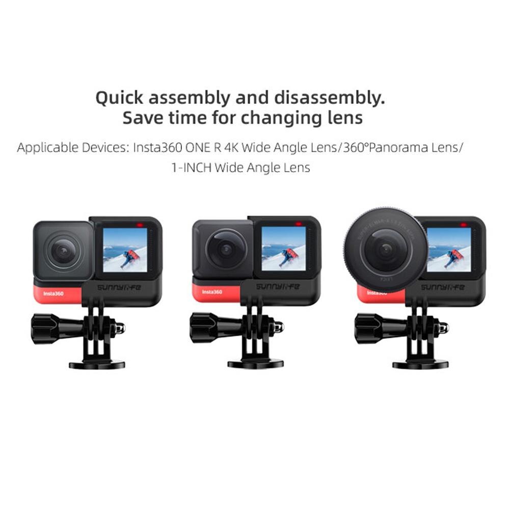 Quick Release Camera Frame Beschermende Frame Border Frame Voor Insta 360 Een R Motion Camera Accessoires Abs Mount Frame Houder