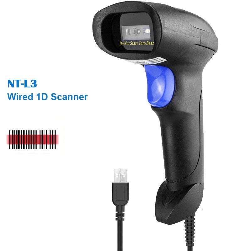 Snelle Scanner Draadloze 2D Barcode Scanner Voor Inventaris Pos Terminal En L5 Bedrade 1D/2D Qr Barcode Reader: NT-L3 Wired 1D