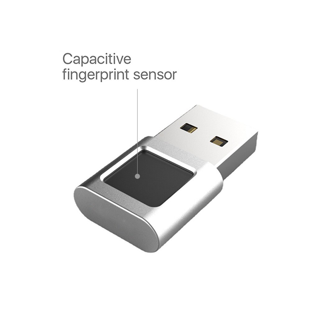 Mini USB Fingerprint Reader Module Device Biometric Scanner for Windows 10 Hello Dongle Laptops PC Security Key