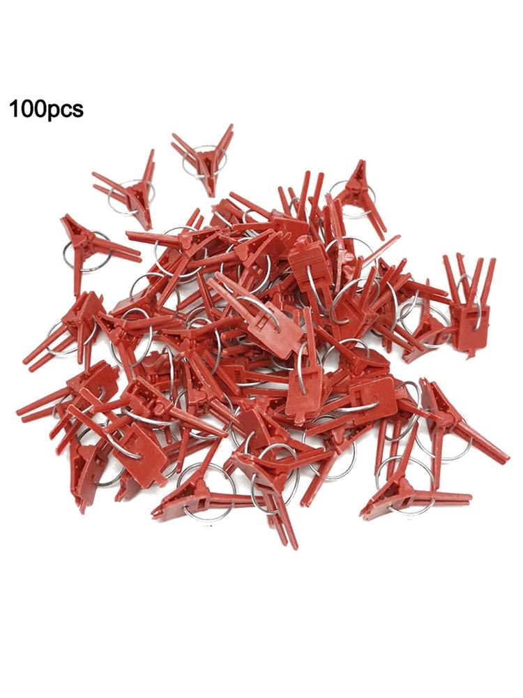 50 Uds. Pinzas de injerto de plantas herramientas de plástico para jardín para pepino berenjena sandía