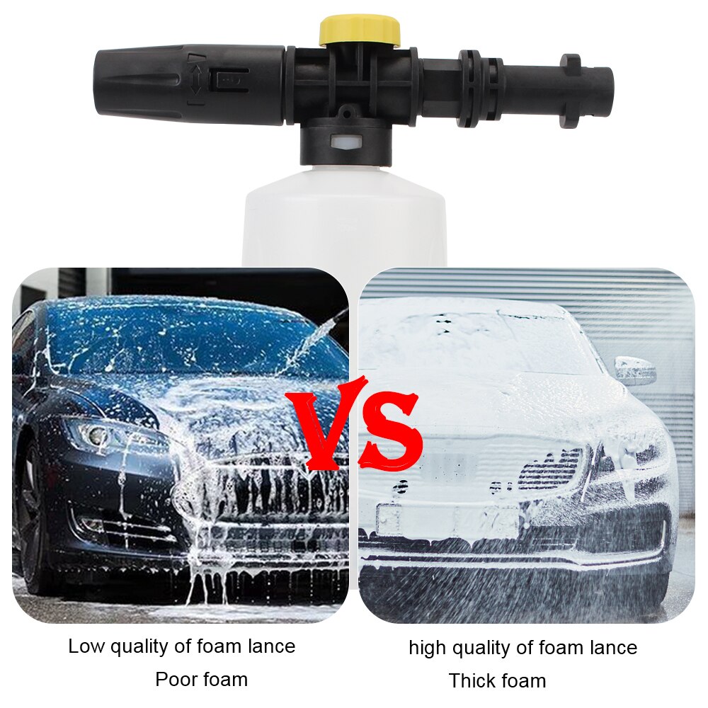 750ML Car Soap Foam Generator High Pressure Washer Adjustable Sprayer Nozzle Lance For Karcher K2 K3 K4 K5 K6 K7 Car Accessories