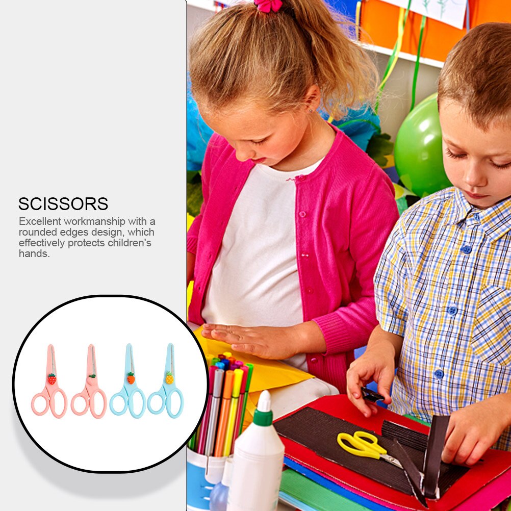4pcs Craft Making Scissors Paper Cutting Scissors Paper Scissors for Home Office