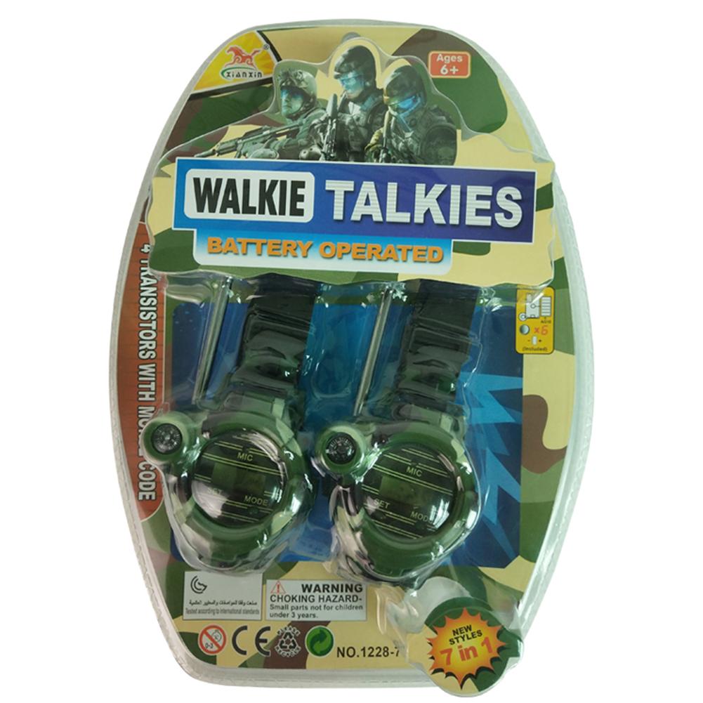 1 par camouflage stil armbåndsur walkie talkie elektronisk legetøj udvikler børns interesse moderigtigt for børn