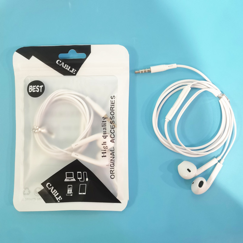 Cat Paw Earbuds Stereo 3.5mm In-Ear Headphones with Mic Earpiece Sports Wired Headset for Smartphone MP3 iPad PC Music: black