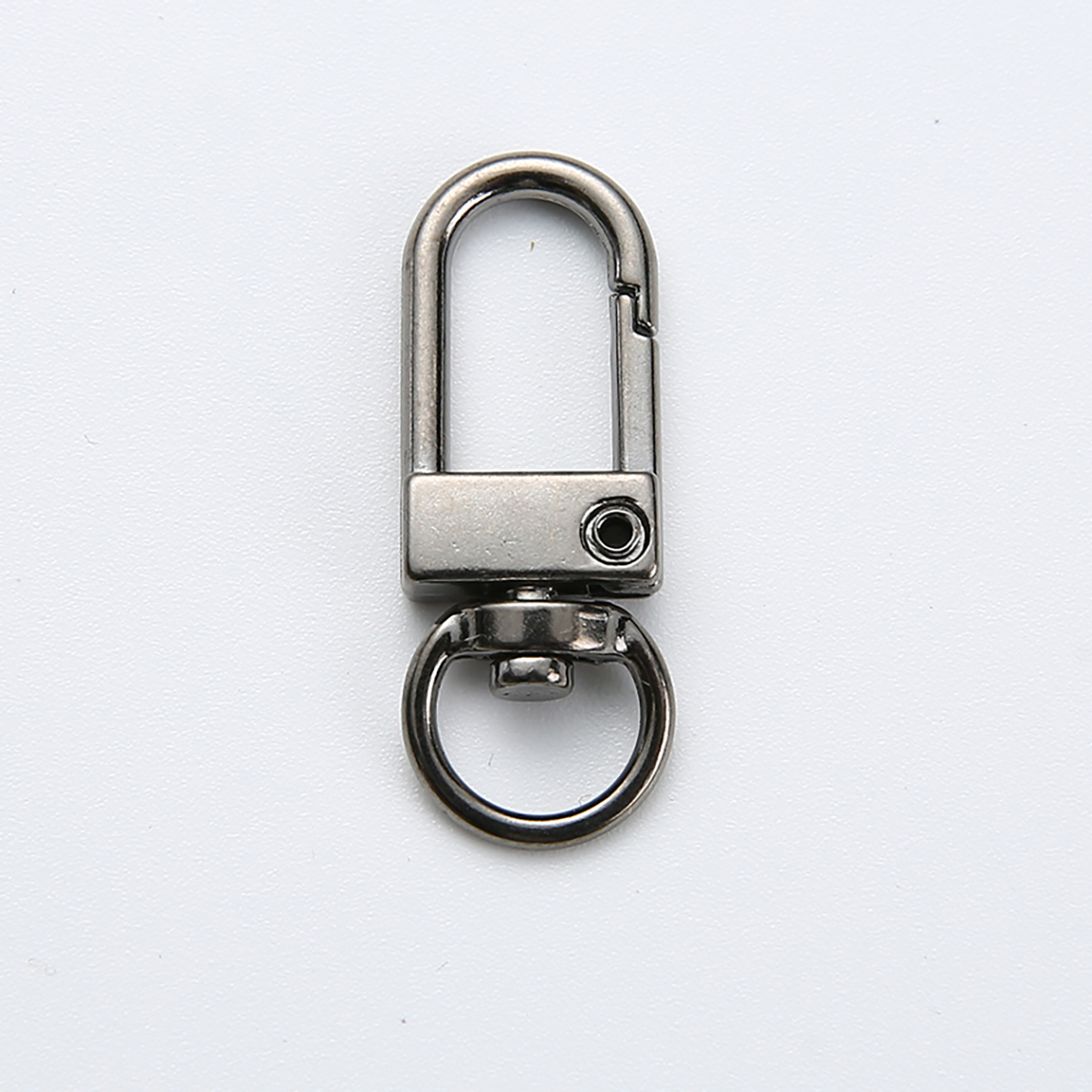 10/50/100 Stuks Sleutelhanger Roterende Hond Gesp Gouden Kreeft Sluitingen Haken Voor Diy Sieraden Maken sleutelhanger Accessoires: 3# / Black Nickel